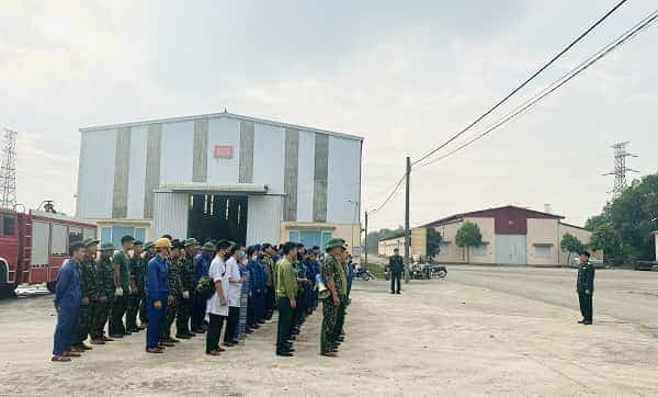 Rút kinh nghiệm sau diễn tập PCCN.